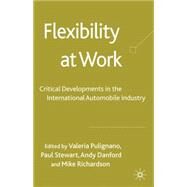 Flexibility at Work Development of the International Automobile Industry by Pulignano, Valeria; Stewart, Paul; Danford, Andy; Richardson, Mike, 9781403900418