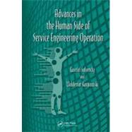 Advances in the Human Side of Service Engineering Operations by Salvendy; Gavriel, 9781439870419