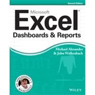 Excel Dashboards and Reports by Alexander, Michael; Walkenbach, John, 9781118490426