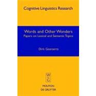 Words And Other Wonders by Geeraerts, Dirk, 9783110190427