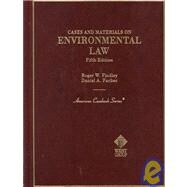 Cases and Materials on Environmental Law by Findley, Roger W., 9780314230454