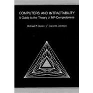 Computers and Intractability A Guide to the Theory of NP-Completeness by Garey, M. R.; Johnson, D. S., 9780716710455