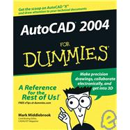 AutoCAD 2004 For Dummies by Middlebrook, Mark, 9780764540455