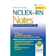 NCLEX-RN Notes Content Review & Exam Prep by Vitale, Barbara A., 9780803660458