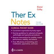 Ther Ex Notes Clinical Pocket Guide by Kisner, Carolyn; Colby, Lynn Allen, 9781719640459