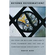 Beyond Reformation? by Aers, David, 9780268020460