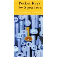Pocket Keys For Speakers by Engleberg, Isa; Raimes, Ann, 9780618230464