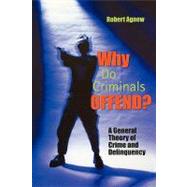 Why Do Criminals Offend? A General Theory of Crime and Delinquency by Agnew, Robert, 9780195330465