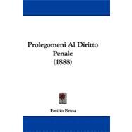 Prolegomeni Al Diritto Penale by Brusa, Emilio, 9781104450472