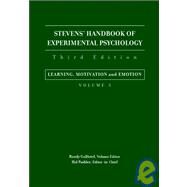 Stevens' Handbook of Experimental Psychology, Learning, Motivation, and Emotion by Pashler, Hal; Gallistel, Randy, 9780471380474