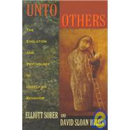Unto Others by Wilson, David Sloan; Sober, Elliott, 9780674930476
