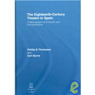 The Eighteenth-Century Theatre in Spain: A Bibliography of Criticism and Documentation by Thomason; Philip B., 9780415400480