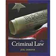 Bundle: Criminal Law, 12th + MindTap Criminal Justice, 1 term (6 months) Printed Access Card by Samaha, Joel, 9781305720480