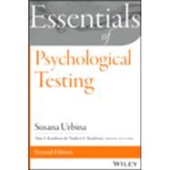 Essentials of Psychological Testing by Urbina, Susana, 9781118680483