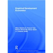 Empirical Development Economics by Sderbom; Msns, 9780415810487