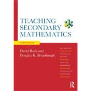 Teaching Secondary Mathematics by Rock; David, 9780415520492