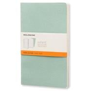 Moleskine Volant Journal (Set of 2), Large, Ruled, Sage Green, Seaweed Green, Soft Cover (5 x 8.25) by Unknown, 8051272890501