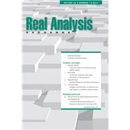 Real Analysis Exchange by Humke, Paul D., 9781684300501