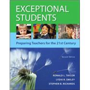 Exceptional Students: Preparing Teachers for the 21st Century by Taylor, Ronald; Smiley, Lydia; Richards, Stephen, 9780078110504