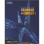 Grammar In Context 3:  Student Book and Online Practice Sticker by Elbaum, Sandra N., 9780357140512