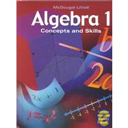 Algebra 1, Grades 9-12 Concepts & Skills: Mcdougal Littell Concepts & Skills by Holt Mcdougal; Boswell, Laurie; Kanold, Timothy D.; Stiff, Lee, 9780618050512