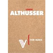 For Marx Rad Thk 1 Pa by Althusser,Louis, 9781844670529