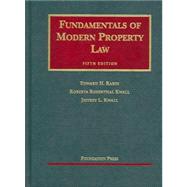 Fundamentals of Modern Property Law by Rabin, Edward H., 9781599410531