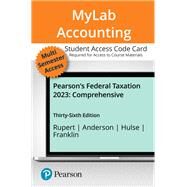 MyLab Accounting with Pearson eText -- Access Card -- for Pearson's Federal Taxation 2023 Comprehensive by Timothy J. Rupert; Kenneth E. Anderson; David S Hulse, 9780137840533