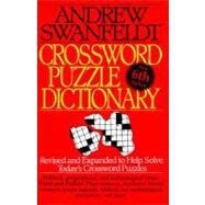 Crossword Puzzle Dictionary by Swanfeldt, Andrew, 9780062720535