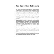 The Australian Metropolis: A planning history by Hamnett, Stephen, 9781865080536