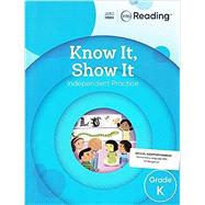 Into Reading: Know It Show It Grade K by Houghton Mifflin, 9781328460547