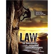 Law for Recreation and Sport Managers by Cotten, Doyice J., 9781465210548