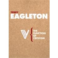 Function Criticism Rad Thk 6 Pa by Eagleton,Terry, 9781844670550