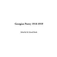 Georgian Poetry 1918-1919 by Marsh, Edward, 9781414280554