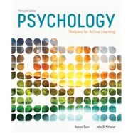 Psychology Modules for Active Learning by Coon, Dennis; Mitterer, John O., 9781285740560