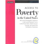 Access to Poverty in the United States by New Strategist Publications, Inc., 9781885070562
