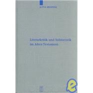 Literarkritik Und Stilstatistik Im Alten Testament by Krispenz, Jutta, 9783110170573
