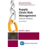 Supply Chain Risk Management by Olson, David L., 9781631570575