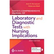 Davis's Comprehensive Manual of Laboratory and Diagnostic Tests With Nursing Implications by Van Leeuwen, Anne M.; Bladh, Mickey L., 9781719640589