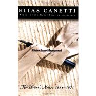 Notes from Hampstead The Writer's Notes: 1954-1971 by Canetti, Elias; Hargraves, John, 9780374530594