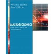 Macroeconomics Principles and Policy by Baumol, William; Blinder, Alan, 9781305280601
