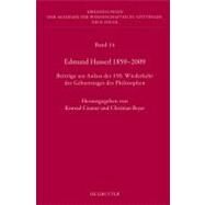 Edmund Husserl 1859-2009 by Cramer, Konrad; Beyer, Christian, 9783110260601