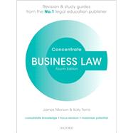 Business Law Concentrate Law Revision and Study Guide by Marson, James; Ferris, Katy, 9780198840602