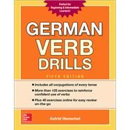 German Verb Drills, Fifth Edition by Henschel, Astrid, 9781260010602