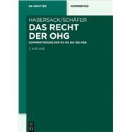 Das Recht Der Ohg by Habersack, Mathias; Schafer, Carsten, 9783110620603