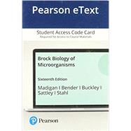 Pearson eText for Brock Biology of Microorganisms -- Access Card by Madigan, Michael T.; Bender, Kelly S.; Buckley, Daniel H.; Sattley, W. Matthew; Stahl, David A., 9780135860625