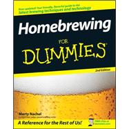 Homebrewing For Dummies by Nachel, Marty, 9780470230626