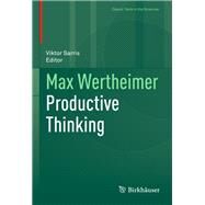 Productive Thinking by Wertheimer, Max; Sarris, Viktor, 9783030360627