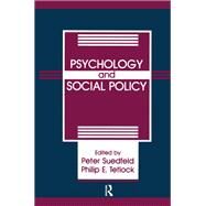 Psychology And Social Policy by Suedfeld,Peter;Suedfeld,Peter, 9781560320630