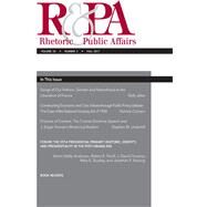 Rhetoric & Public Affairs by Medhurst, Martin J., 9781684300631